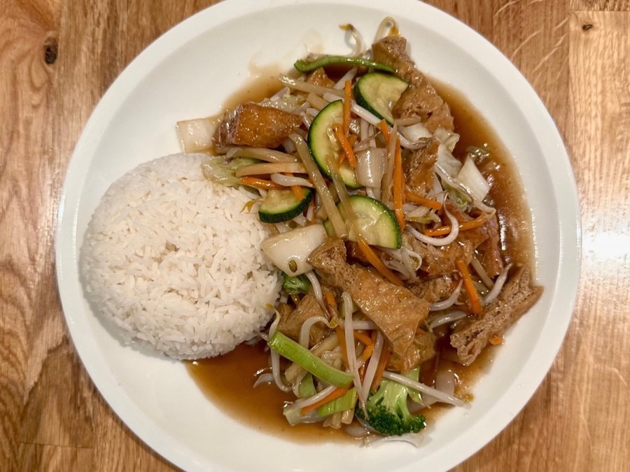 Tofu mit Sojasoße